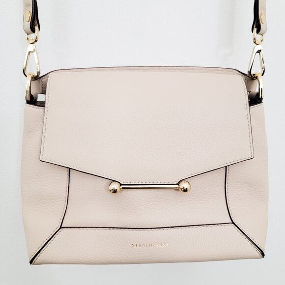 Strathberry Mosaic 2Way Bag in Cream - Picture 2 of 12